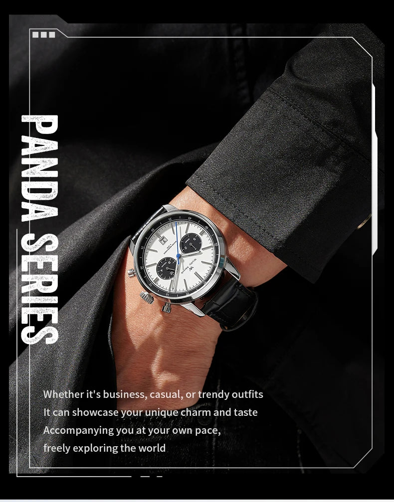 WM Watch Automatic Mechanical Watches Water Resistant Classic Casual Business Man Watch Welly Merck Watch WM138M