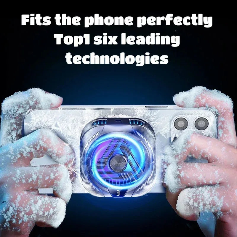 Magnetic Back clip Mobile Phone Cooler Silent Semiconductor Cooling Radiator Phones The Ultimate Summer Cooling Gadget