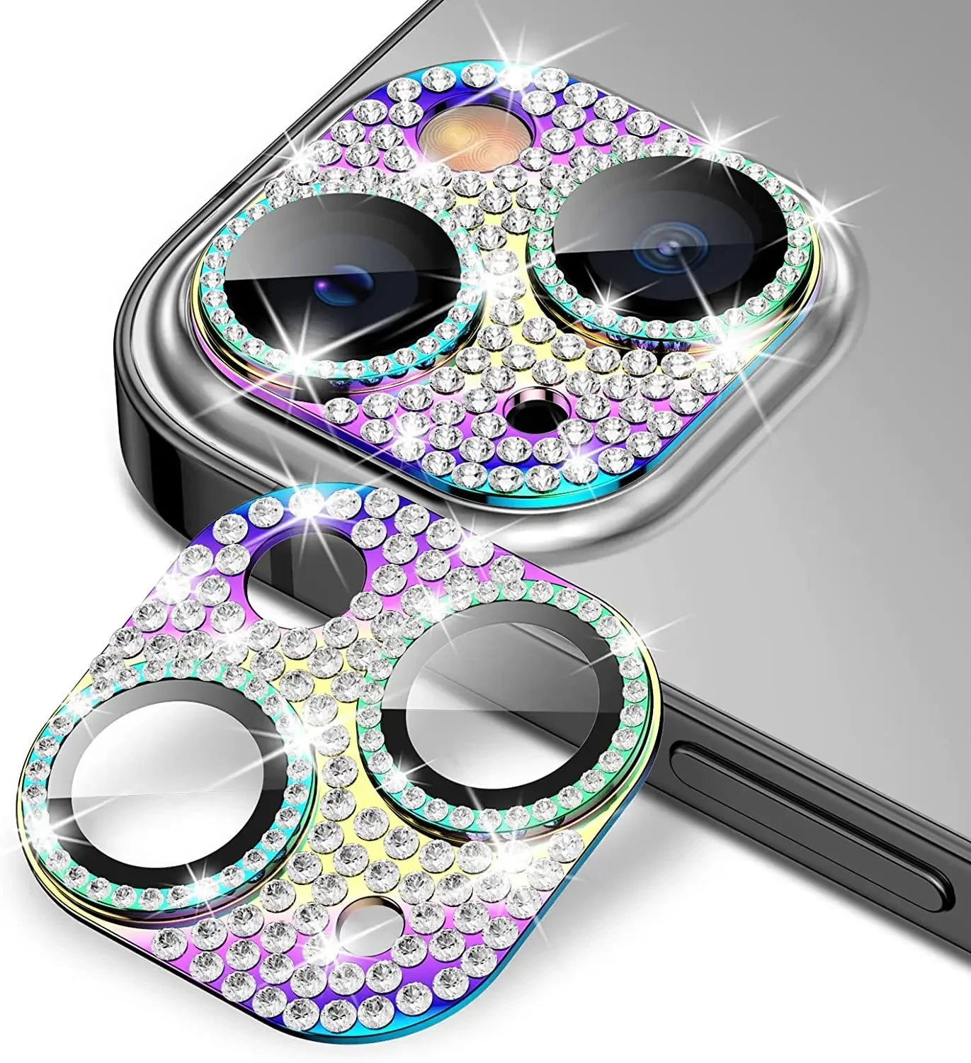 1Pcs Diamond Camera Lens Protection Cover For IPhone 14 Plus 13 Pro Max 12 Mini 14Pro 13Pro 12Pro Glass Protector Accessories