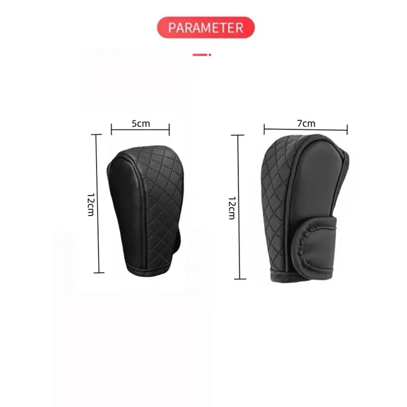Car Shift Handle Cover Leather Shift Knob Decor Protective For Subaru Impreza Forester Outback Legacy Crosstrek XV Leone WRX BRZ