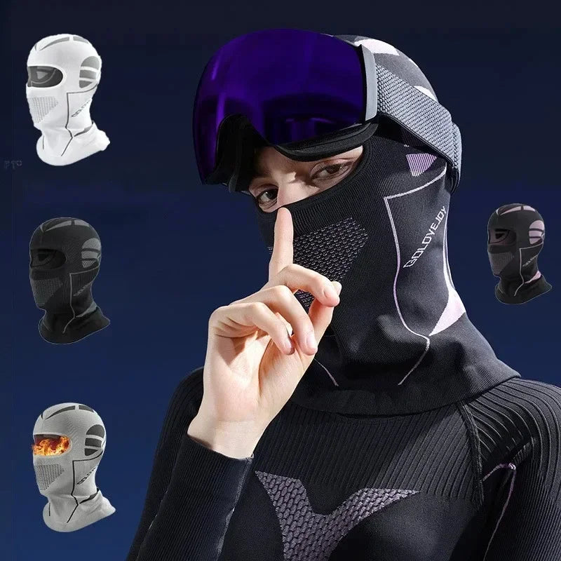 New Men Women Cold-Proof Thermal Scarf Winter Skiing Hat Balaclava Full Face Mask Outdoor Cycling Fishing Head Helmet Liner Caps