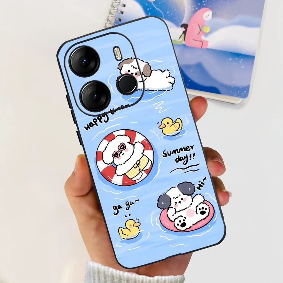 For Tecno Pop 7 Pro Pop7 Case Fashion Marble Soft Silicone Matte Coque For Tecno Spark Go 2023 Funda Pop7Pro BF6 BF7 BF7h Bumper