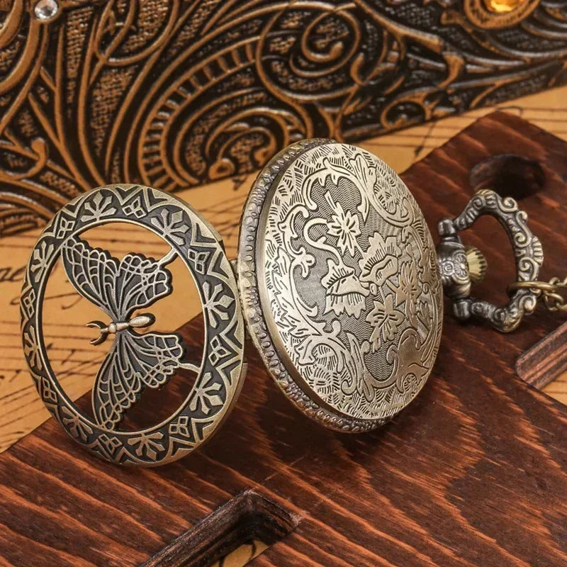 Bronze Butterfly Men's and Women's Quartz Watch Animal Theme Men's and Women's Watch