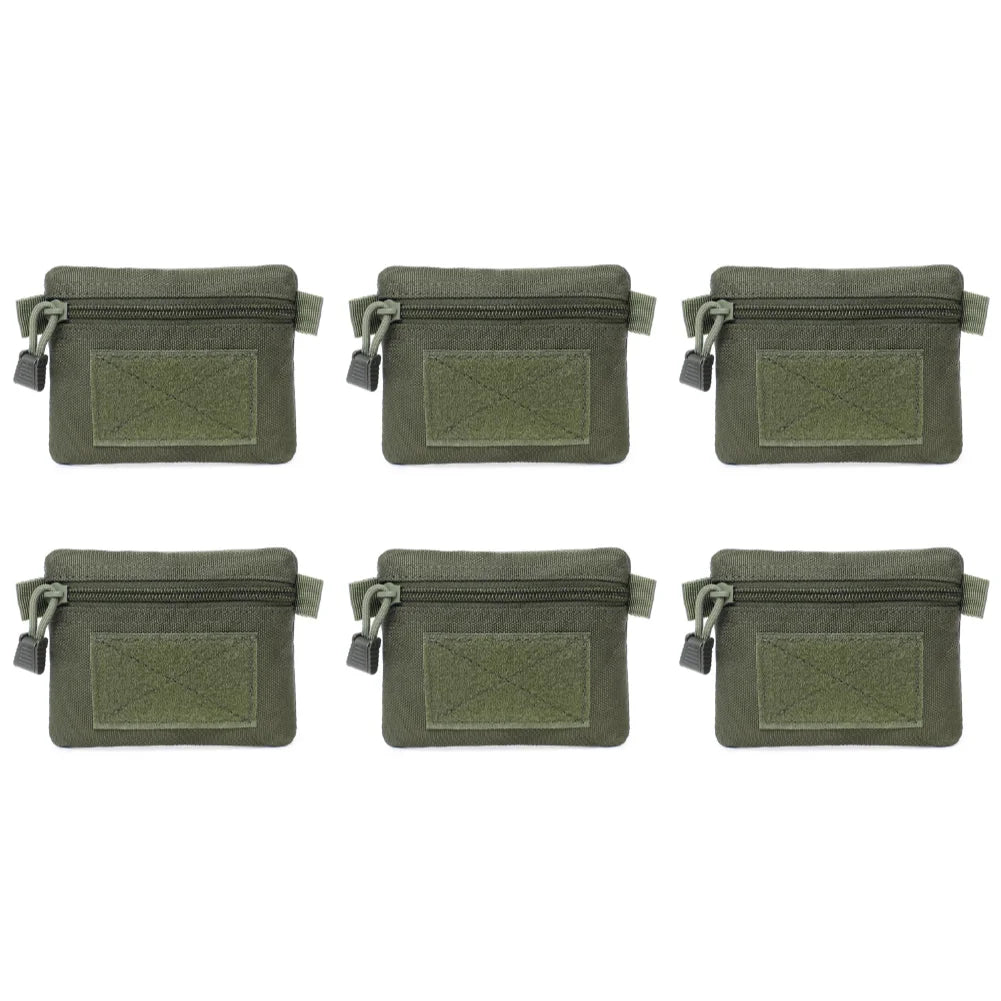 Outdoor Camping EDC Molle Wallet Waterproof Portable Travel Zipper Waist Pouch for Camping Hiking Hunting EDC Pouch