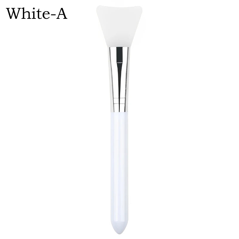 4/1pcs Silicone Face Mask Applicators Soft Head Flexible Face Mask Brushes for Mud Clay Reusable Face Mask Spatula Makeup Tools