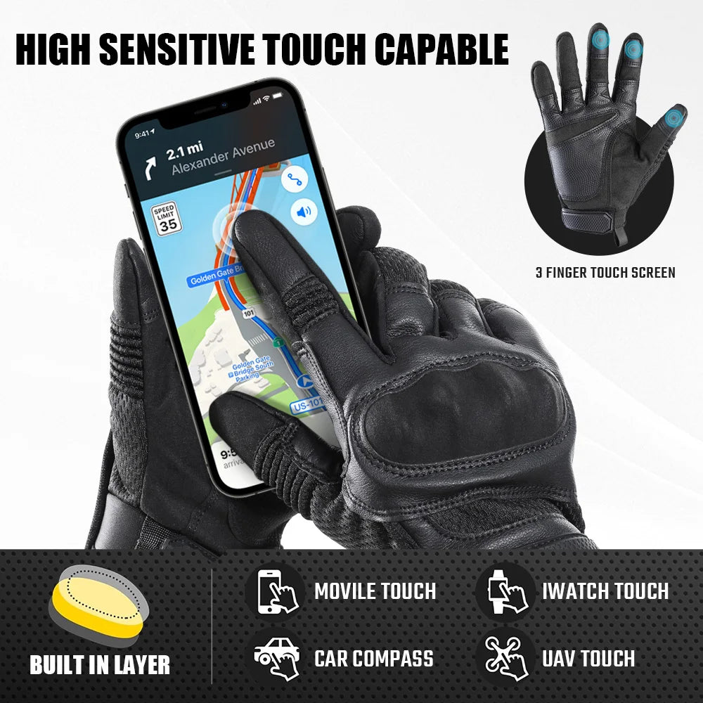 1 Set of Gloves and Balaclava, Touch Screen Anti-skid Protection + Quick-dry Sun-proof Full Face Mask Outdoor Sport Hunting Gear