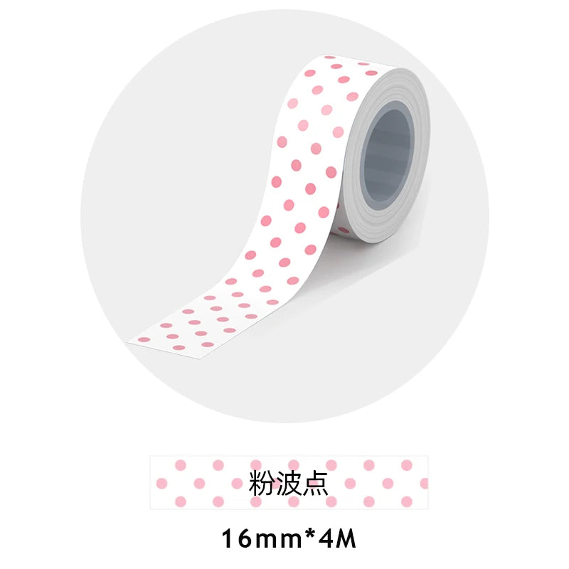 1Roll Adhesive Label Maker Paper for MAKEID M1/L1/E1 Mini/Mini HD Laminated Office Labeling Tape
