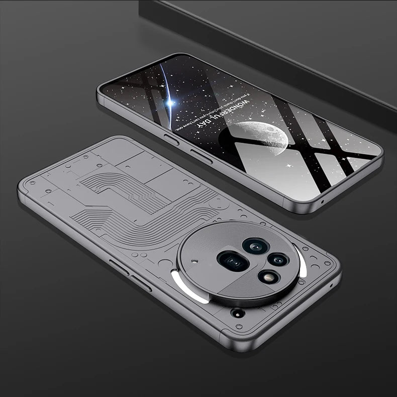 For Nothing Phone3a Pro Matte Hard PC Shockproof 360 Full Protection Case For Nothing Phone 3a Pro Three-stage Combination Cover