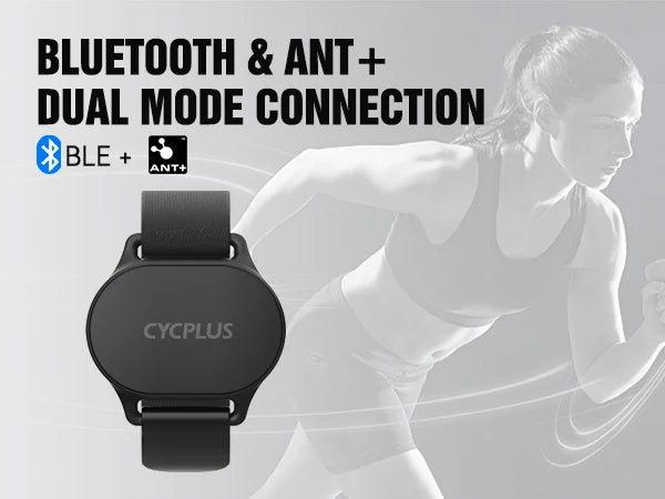 CYCPLUS Heart Rate Sensor Armband Wrist Belt BLE ANT+ Fitness Monitor for Wireless GPS Bike Computer