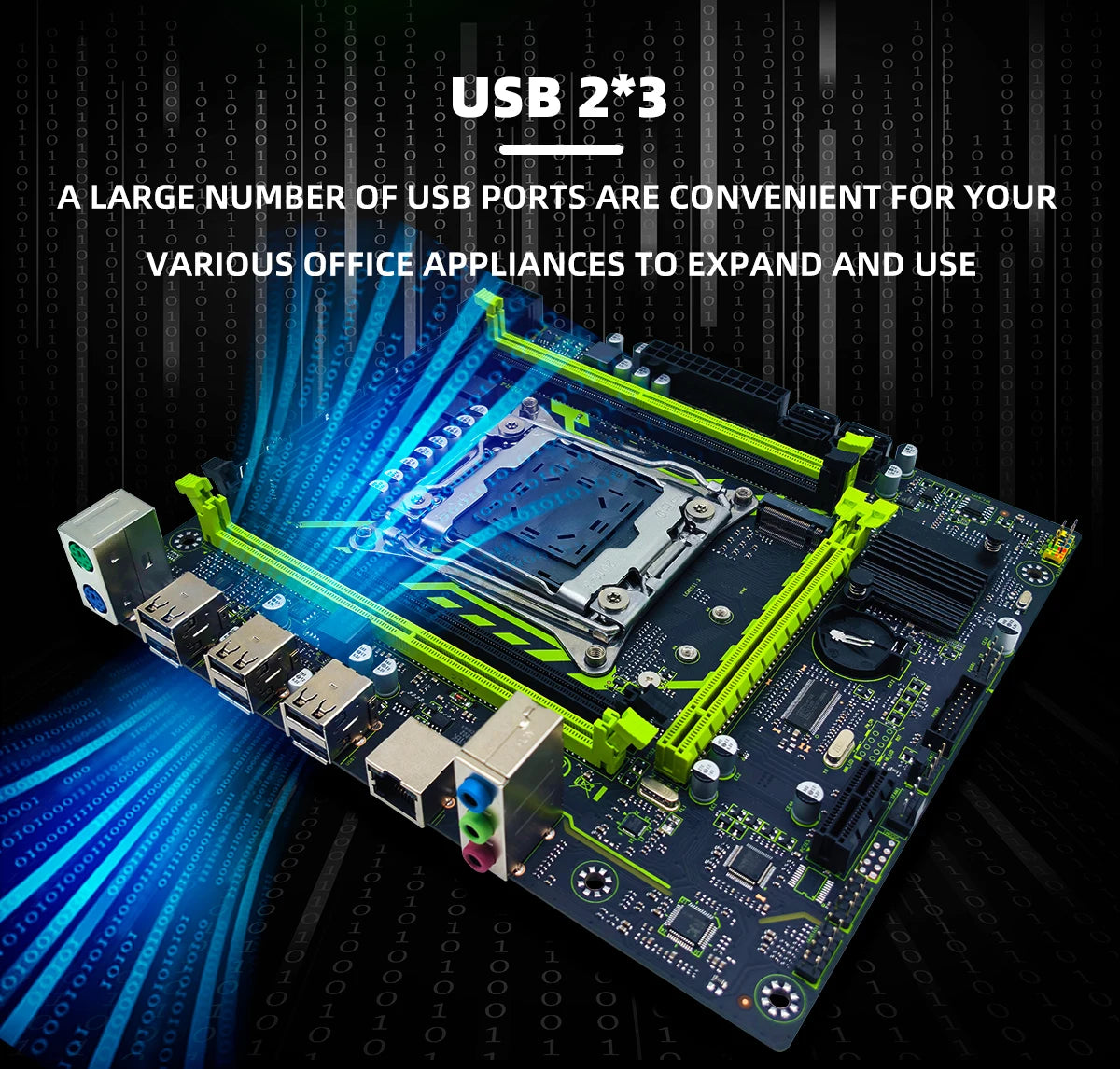 ZSUS X99-8D4 Motherboard Set Kit With LGA2011-3 Xeon E5 2650 V3 CPU DDR4 16GB (1*16GB) 2133MHZ RAM Memory NVME M.2 SATA