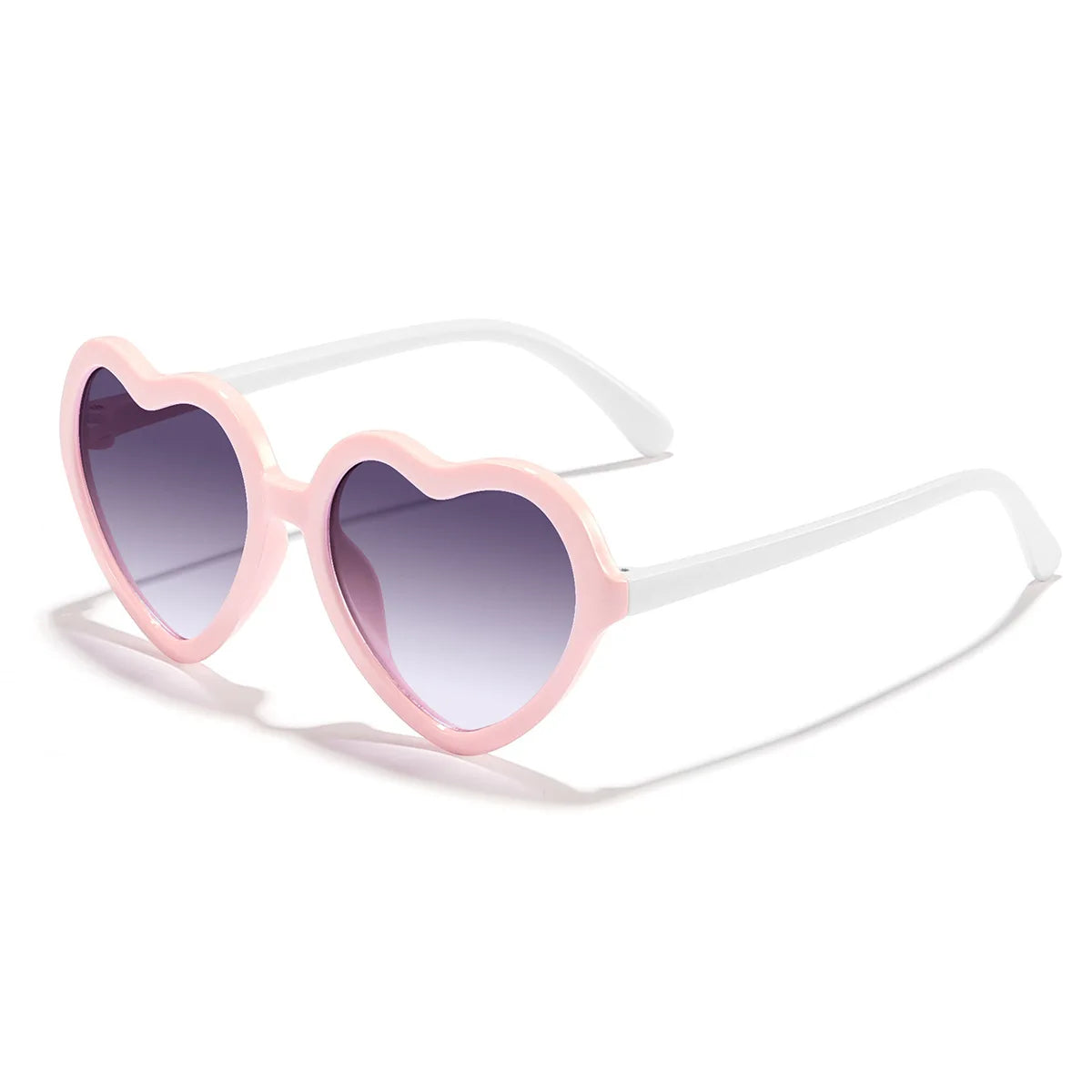 Stylish Kids Heart Sunglasses Large Frame Cute Eyewear For Boys Girls Baby Toddler 0-12 Years UV400 Protection Outdoor Shades