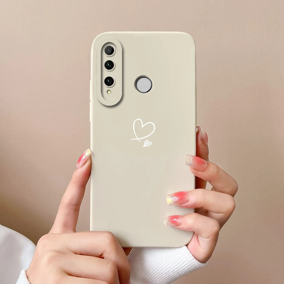 For Honor 10i Phone Case Butterfly Cat Soft Liquid Silicone Camera Protection Cover For Huawei Honor 10 i Model HRY-LX1T Fundas