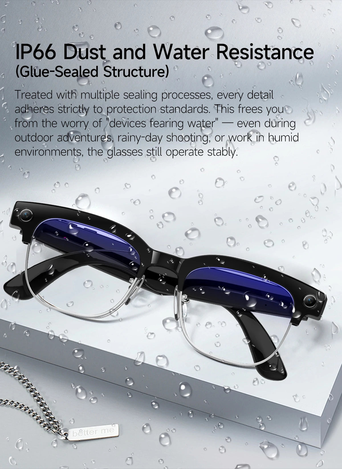 New Upgrade 800W Pixel Smart Glasses With Camera Video Recording AI Photo Recognition Call Language Translation Voice Sunglasses