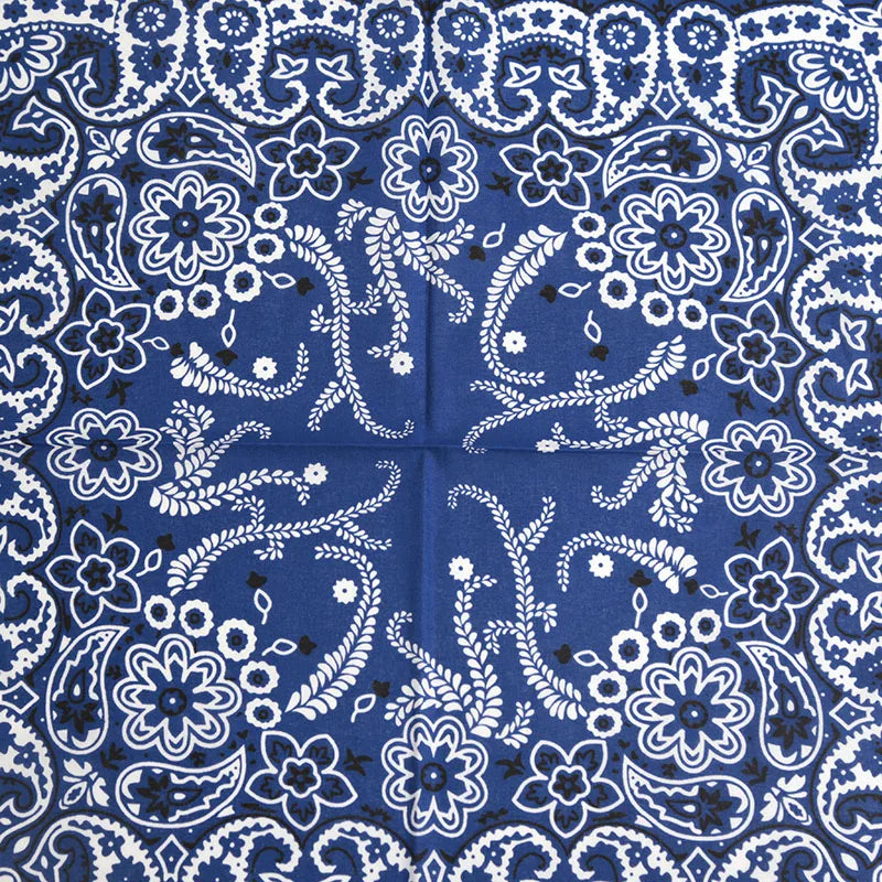 Hip Hop Kerchief Bohemian Print Bandana Paisley Pattern Headbands Outdoor Unisex Headband Wrist Wraps Face Mask Handkerchief