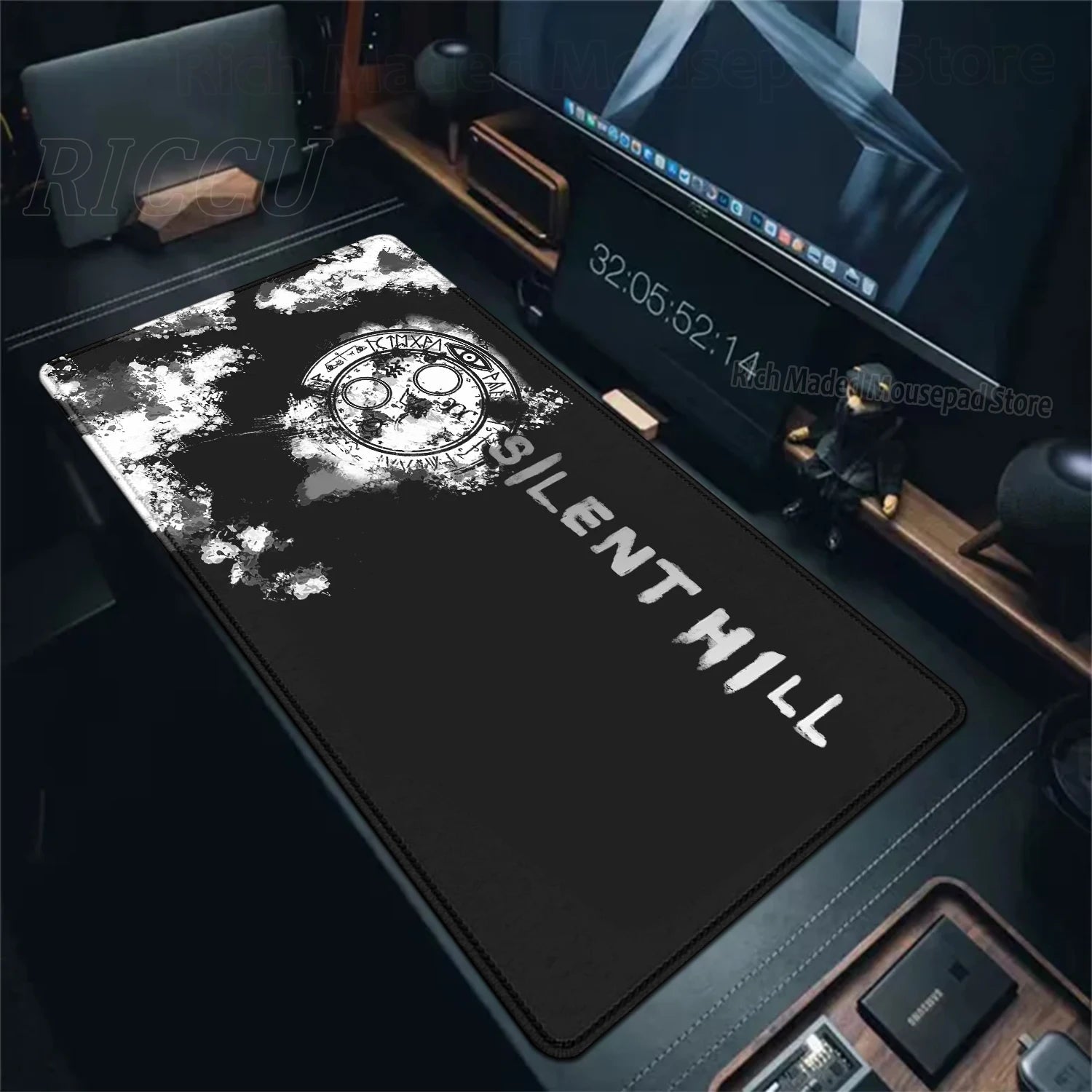 Game S_silent Hill Mouse Pad Large Gaming Extended Mat Gamer PC Mousepad Compute Keyboard Mousemat XXL Carpet Laptop accessories