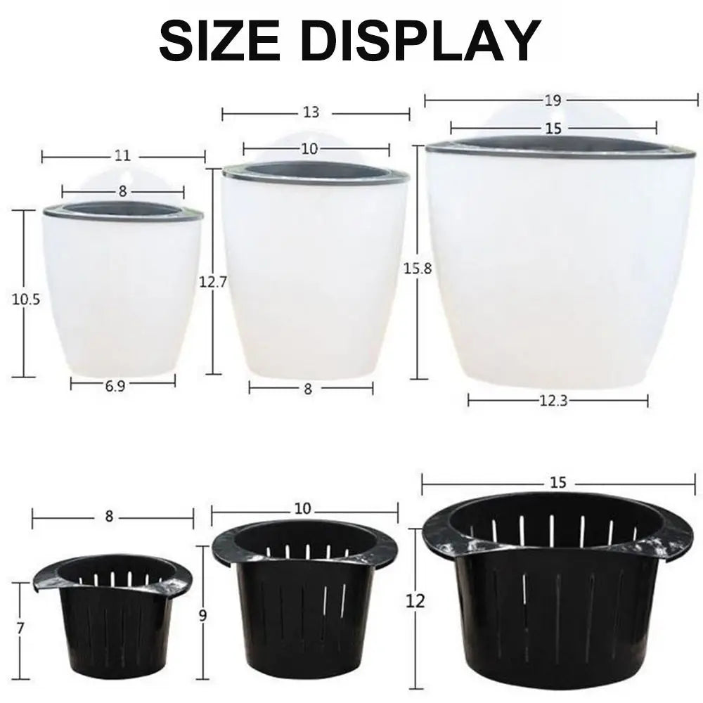Garden Decor Hanging Garden Supply Flower Pot Planter Plant Pot Basket