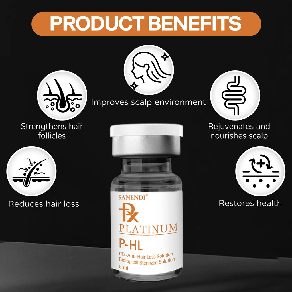 Sanendi Korean Hair Growth Serum P-HL Ptx Peptide Essence Dr.Pen Booster Anti-Hair Loss Solution Repair Skin Hydrating