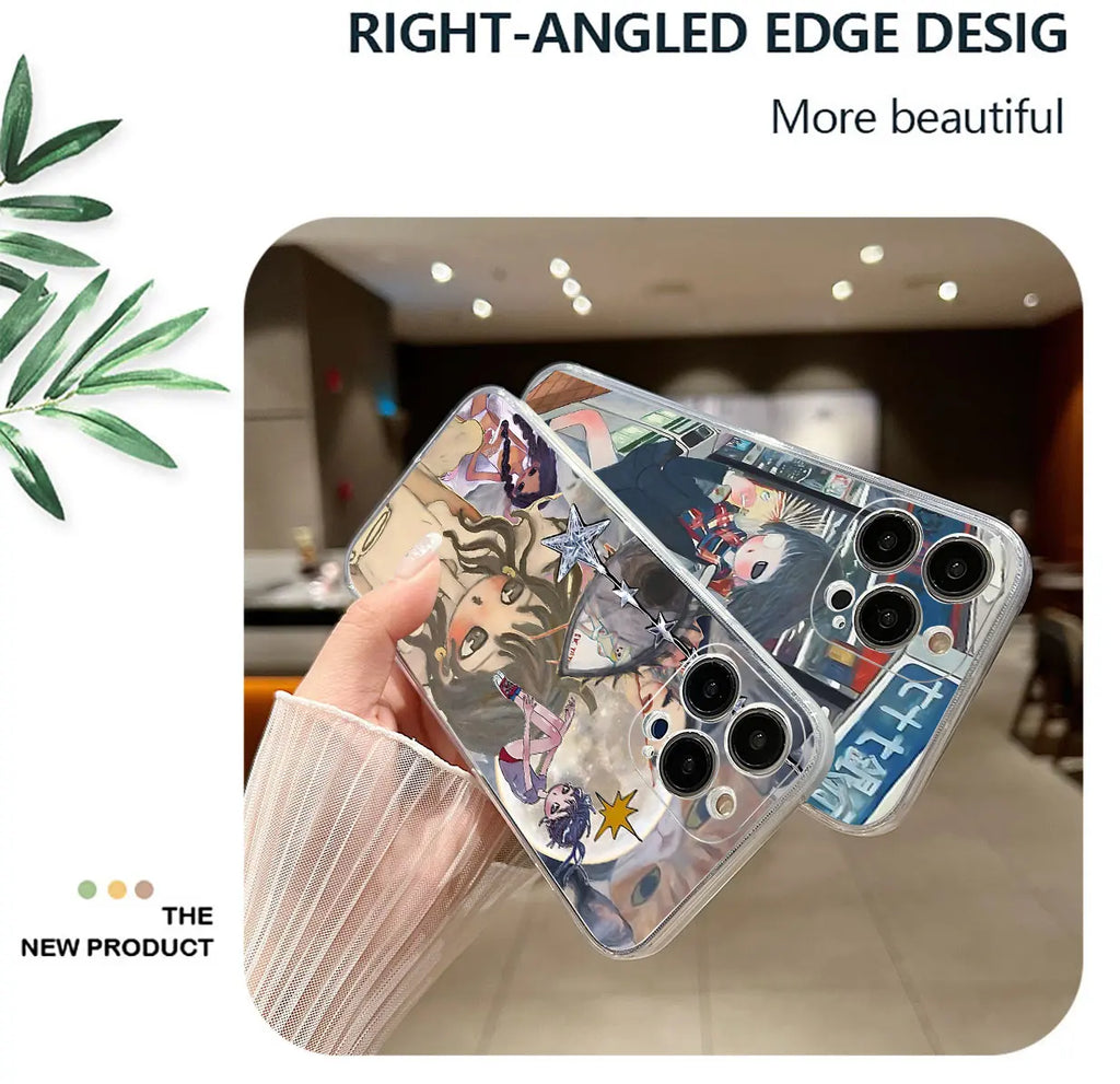 Aya Takano Phone Case For Xiaomi Redmi Note 13 12 12C 11 10 10C 13C 10s 9 9s 9A 9T 9C 8 7 Pro Max 4G 5G Luxury Transparent Cover