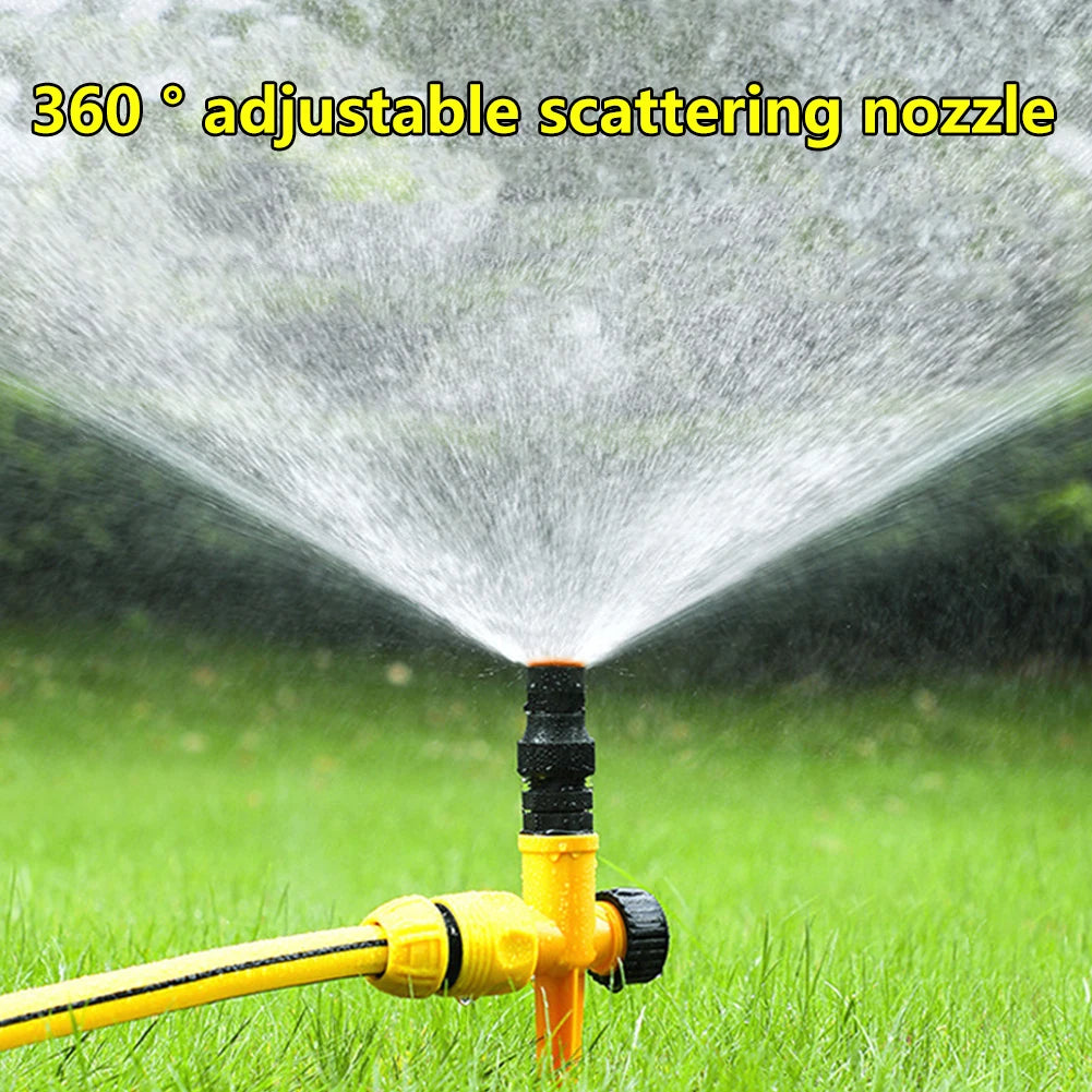 5pcs Water Sprinkler 360 Degree Rotation Household Sprinkler System Corrosion Resistant Easy Install for Garden Lawn