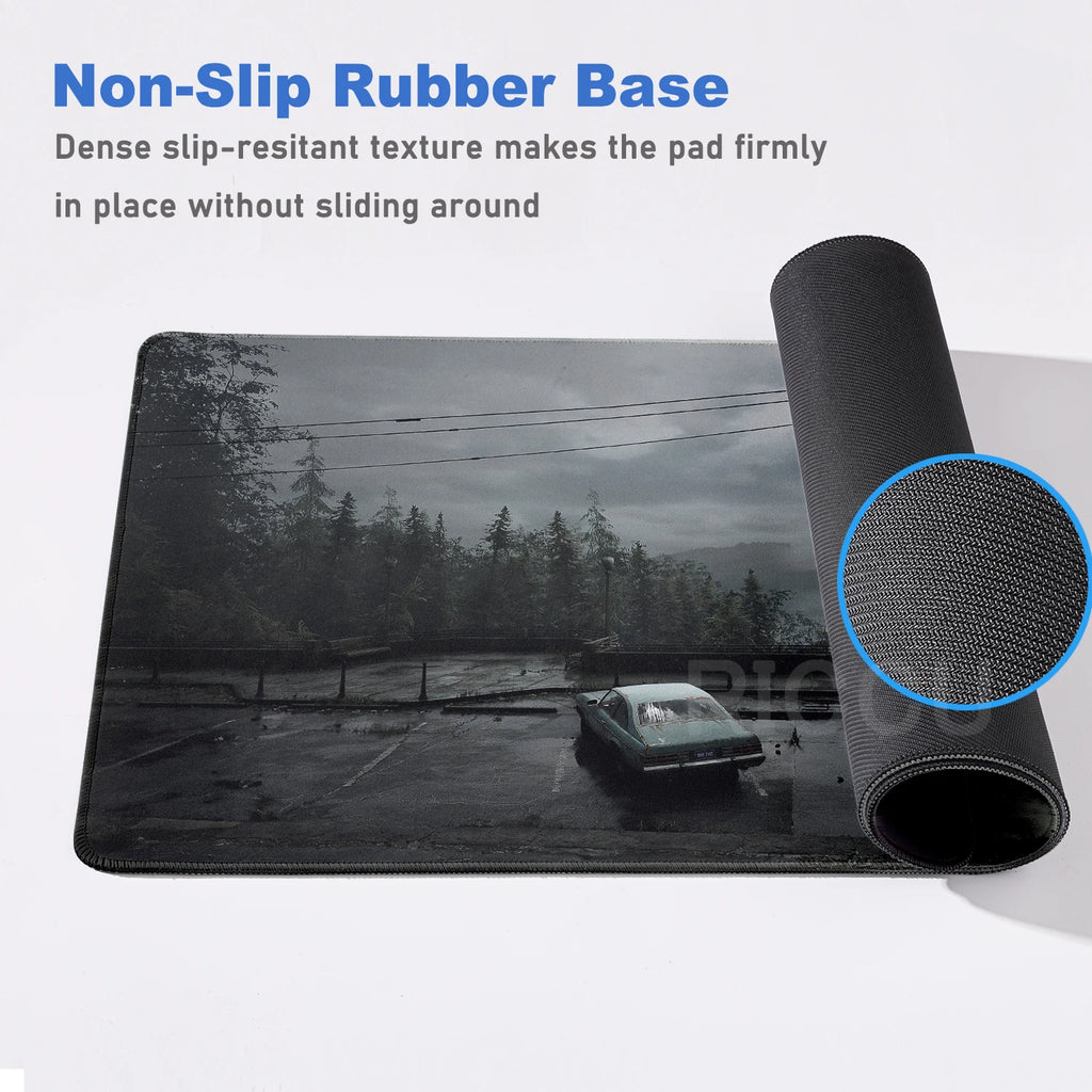 Game S_silent Hill Mouse Pad Large Gaming Extended Mat Gamer PC Mousepad Compute Keyboard Mousemat XXL Carpet Laptop accessories