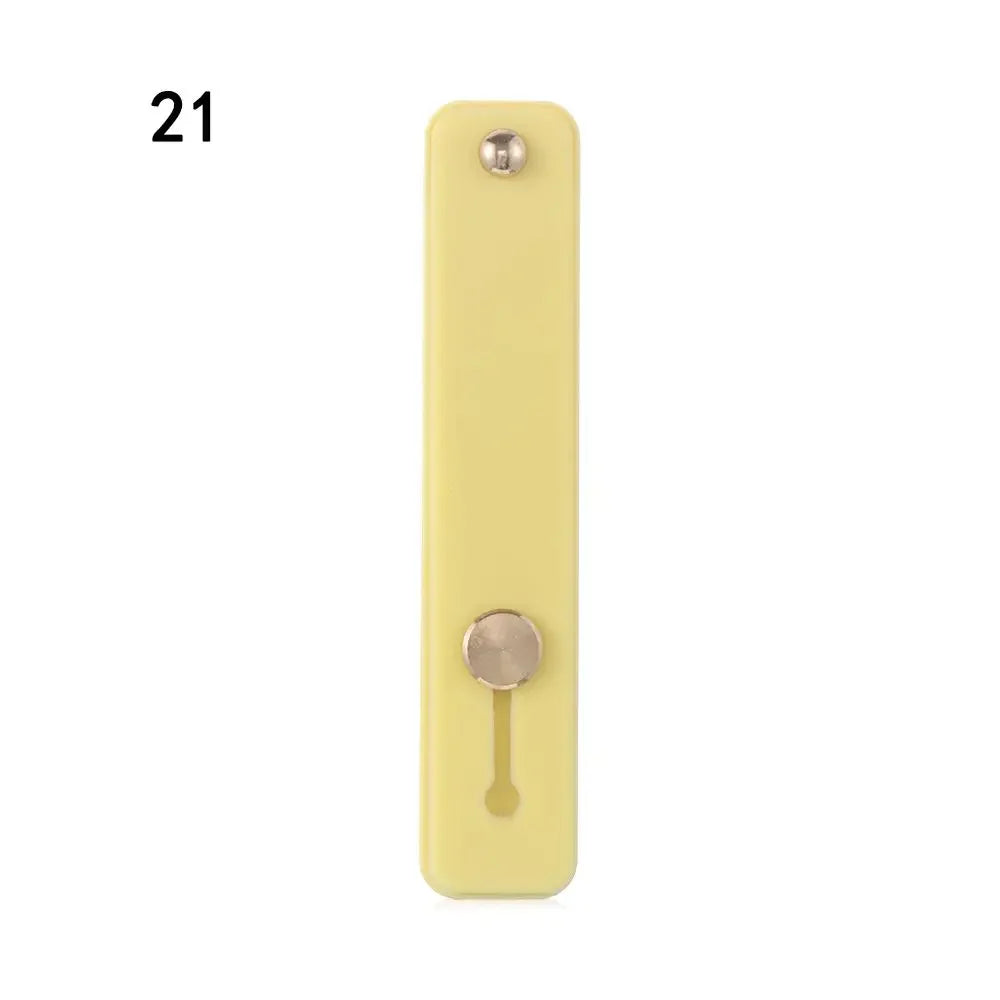 Fashion Phone Holder  Silicone Phone Hand Band Holder Finger Ring Push Pull Grip Stand Candy Color Bracket