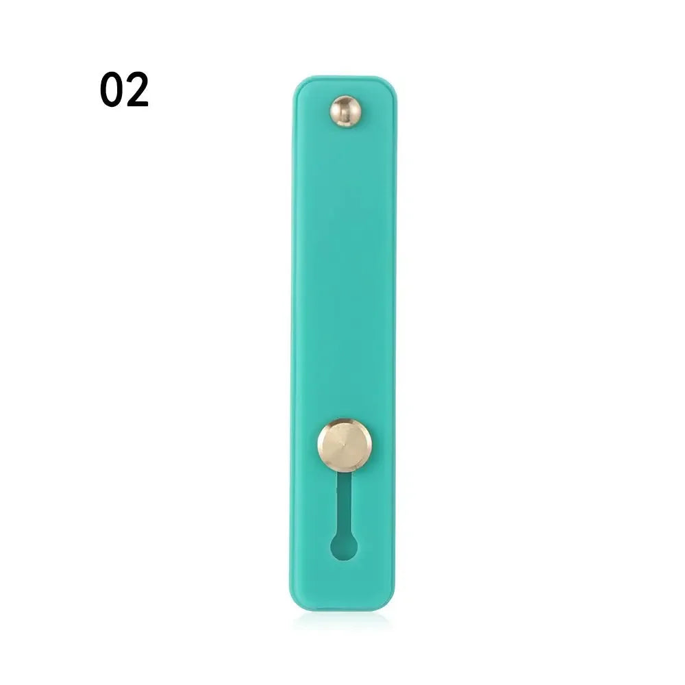 Fashion Phone Holder  Silicone Phone Hand Band Holder Finger Ring Push Pull Grip Stand Candy Color Bracket