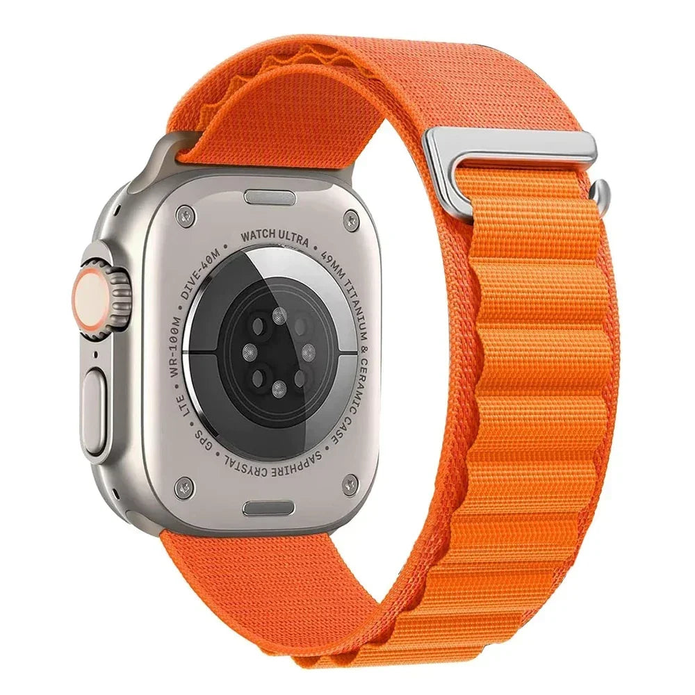 Alpine Loop Strap For Apple Watch Ultra 3 2 1 Band 49mm 11 10 9 8 7 45mm 41mm 42mm 46mm Nylon Bracelet iWatch 6 5 4 3 SE3 2 Belt