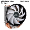 XUANFENG 120mm Fan CPU Cooler 2/4/6 Heat pipe 4pin/PWM Air-cooled Colorful lamp Compatible LGA1700 115x 1200 2011-3 x79 x99 AMD
