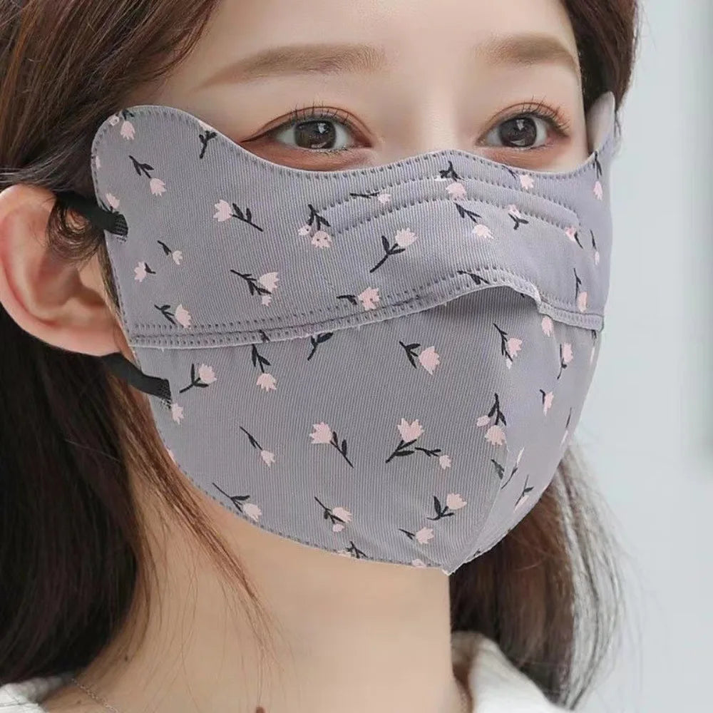 Breathable Windproof Face Cover Scarf Winter Warm Mask Face Veil Outdoor Sports Riding Face Mask Neck Protection