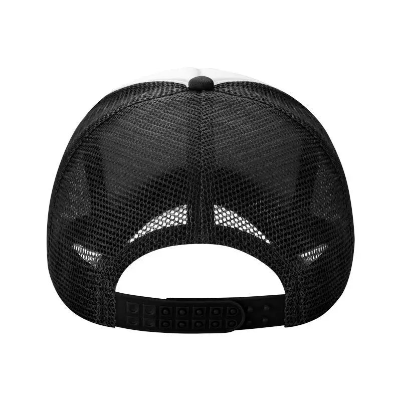 Johnny Hallyday Mesh Baseball Cap French Rock Legend Breathable Trucker Hat Unisex Travel Adjustable Hat Sunscreen Baseball Cap