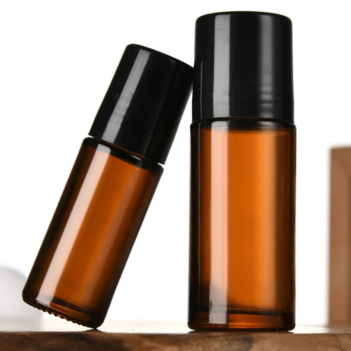 3 Packs Glass Roll On Bottles Deodorant Container Travel DIY Deodorant Bottles Balm Lotion Sunscreen 30ml 50ml