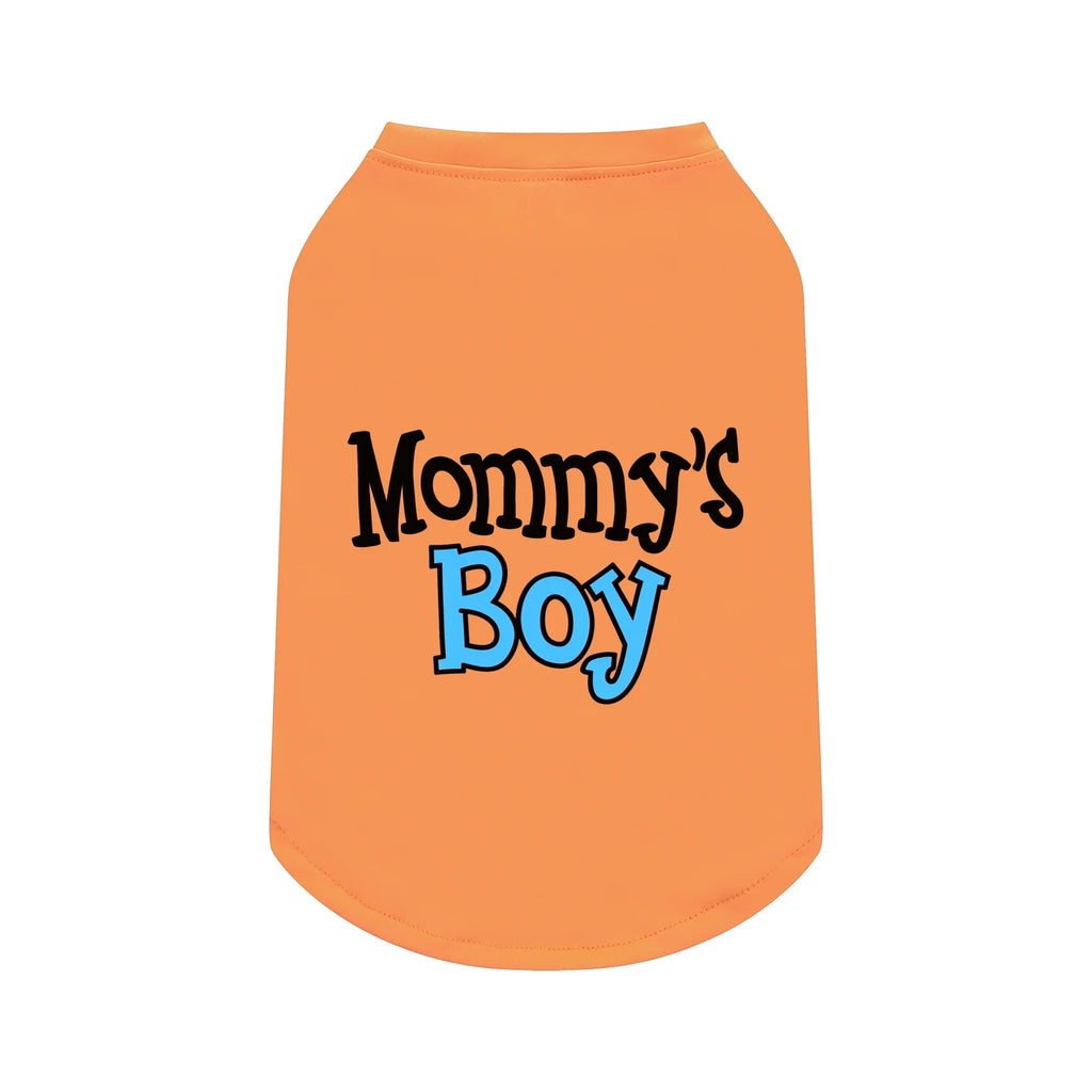 Funny "Mommy's Boy" "Daddy's Girl" Pet T-Shirt Summer Dog Clothes for Small Medium Dogs Cats Cute Letter Print Puppy Vest