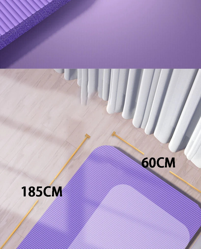 Yoga Mat with A Thickness of 20mm Anti Slip Pilates Fitness Mat Environmentally Friendly Tear Resistant WOMEN'S Yoga Mat