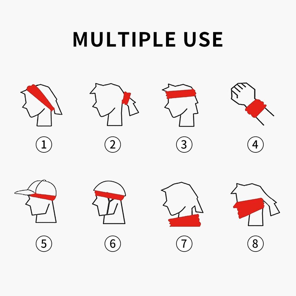 Misfits White Skull Sport Sweatband for Women Men Music Sweat Headband Tennis Gym Fitness Hair Bandages Headwrap Hair Turban