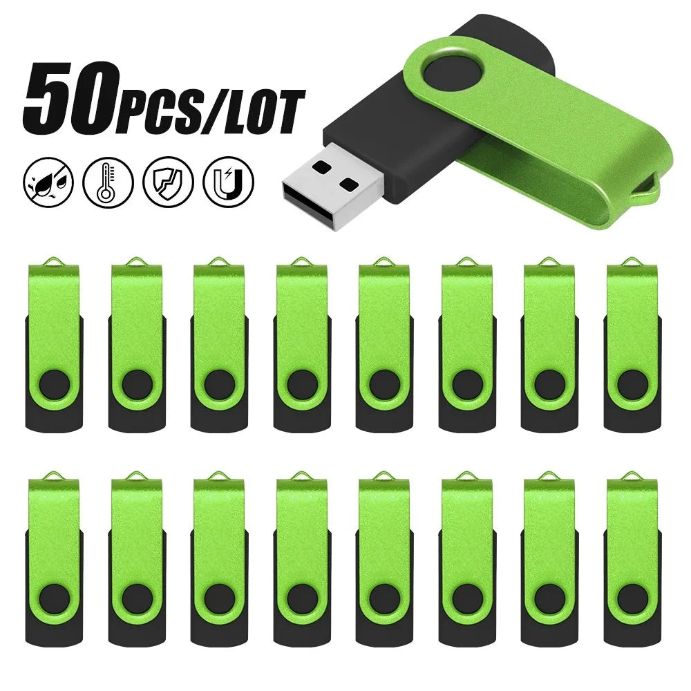 50PCS/lot free Custom LOGO USB2.0 High Speed Usb Stick 2.0 memoria stick memory Flash Drive Pendrive 4GB 8GB 16GB 32GB 64GB USB
