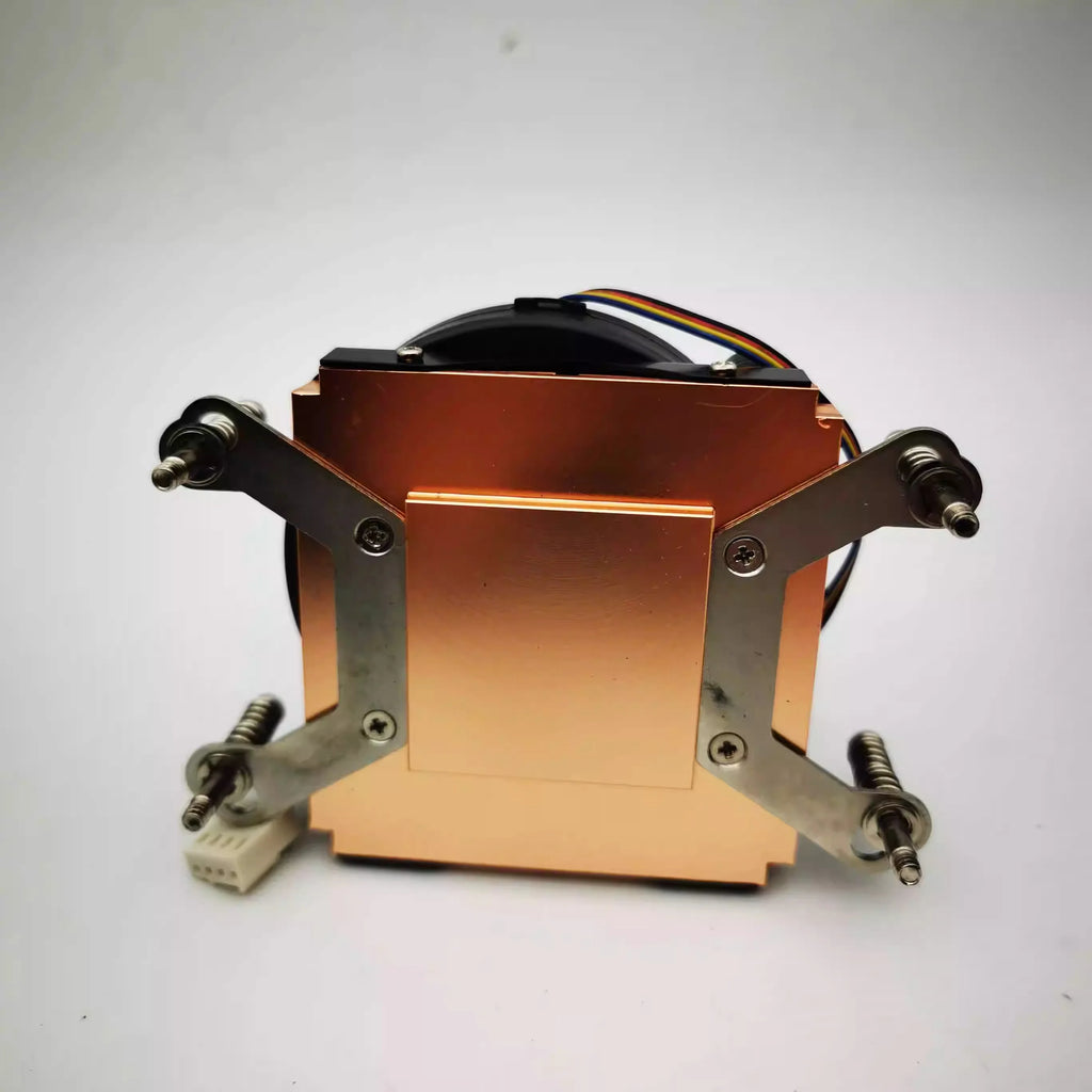 Full Pure Copper 1U Server Radiator 29mm Height Double Ball Turbo Cooling Fan LGA1700 2011 1200 115x AM4 AM5