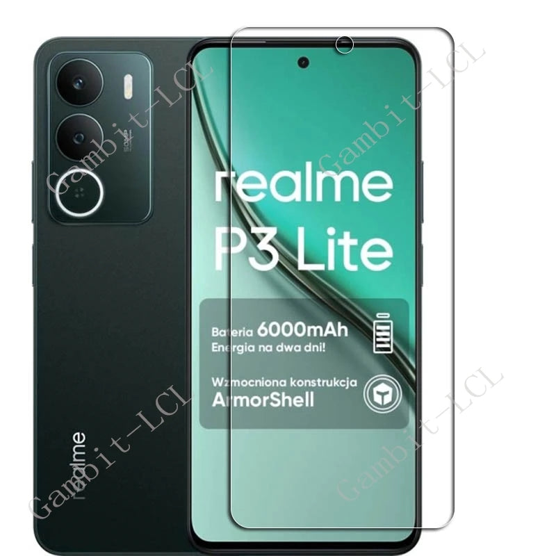 1-3PCS 9H HD Tempered Glass For Realme P3 Lite 4G ON RealmeP3Lite RealmeP3 P3Lite 5G Screen Protector Cover Film