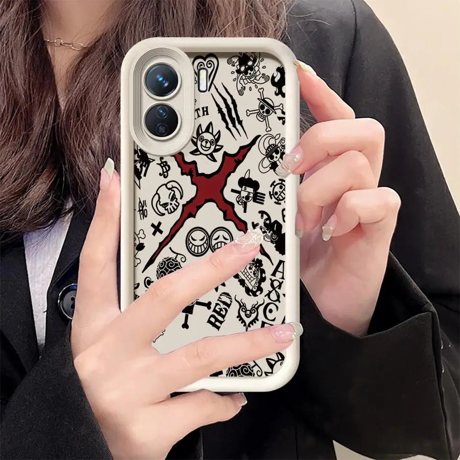 One Pieces Logo TPU Soft Case for Xiaomi Redmi Note 14 Pro Plus 11S 11 13 12 10 12S 10S 11Pro 13Pro+ 12Pro+ 14Pro+