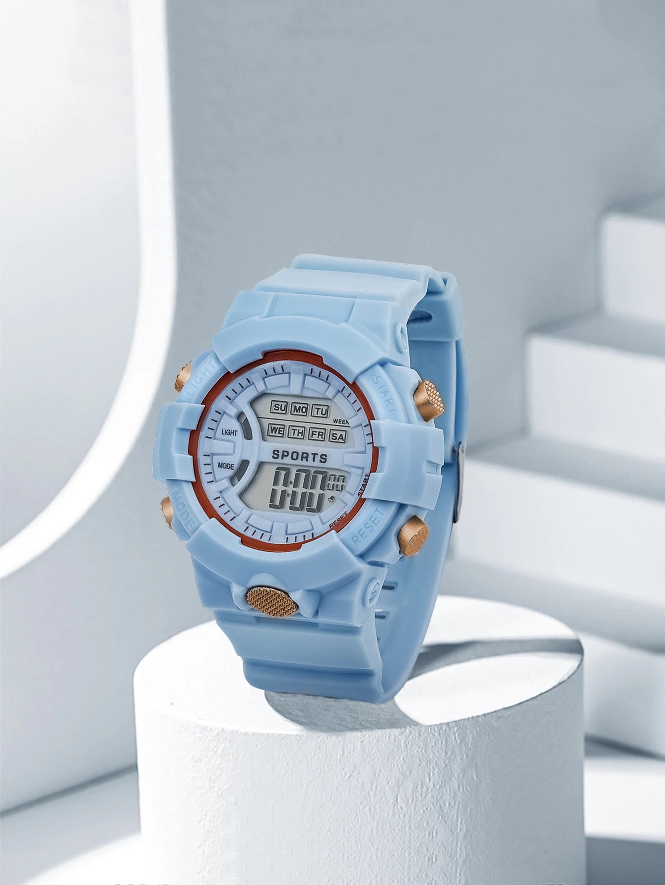 Hot Selling Simple and Fashionable Women Digital Electronic Watch Multifunctional Outdoor Fitness Watch Men and Women Watch