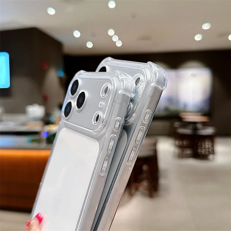 Crossbody Lanyard Shockproof Case For iphone 17 Air 16 16E 15 14 13 12 11 Pro Max Plus Silicone Soft TPU Clear Back Cover
