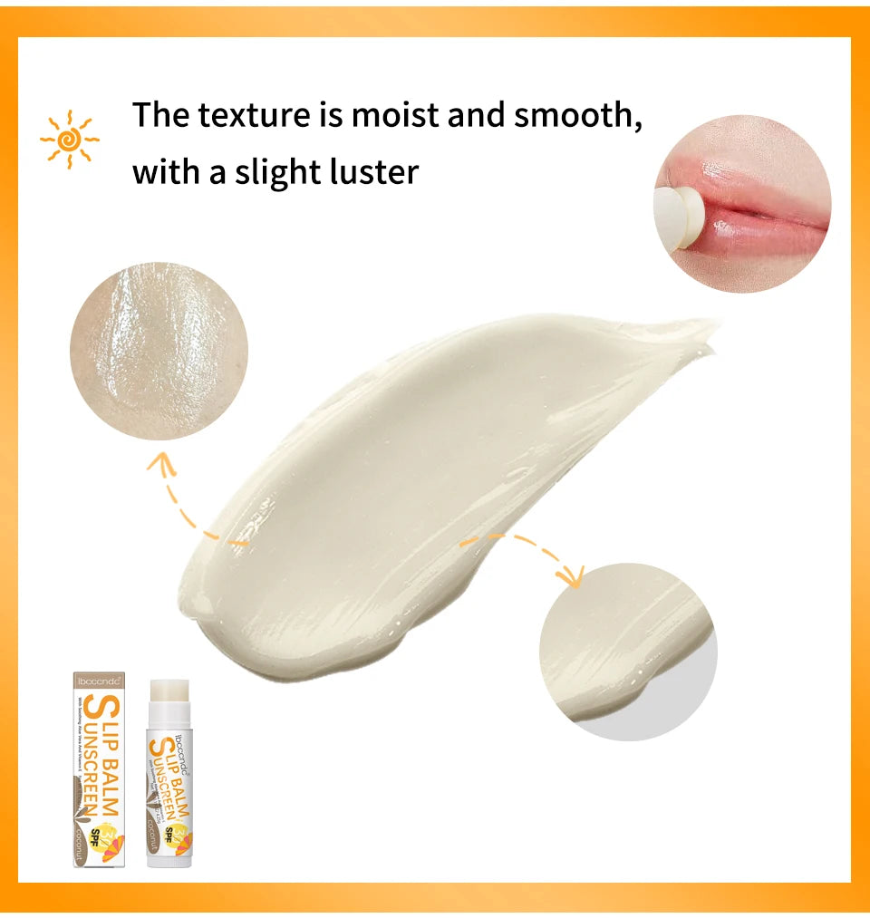 Sunscreen Lip Balm SPF30 UV Protection Moisturizing Hydrating Lip Balm Moisturizes Repairs Chapped Lips Lipstick Lip Care Makeup
