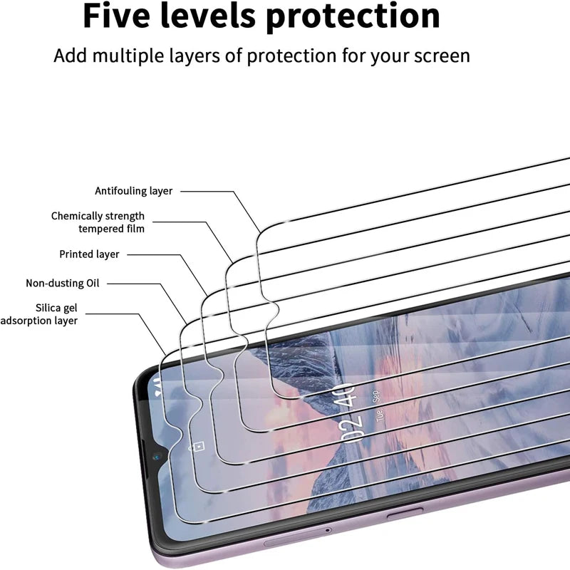 Tempered Glass For Nokia G21 Screen Protector Film HD Crystal 9H Protective Transparent Phone Glass