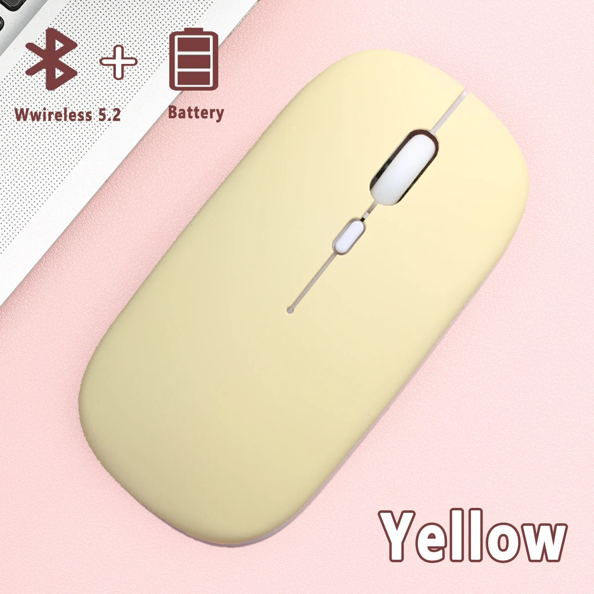 Wireless Bluetooth Mouse for Laptop Computer Bluetooth(BT 5.0) Battery Portable Mouse for Laptop MacBook Computer Tablet PC