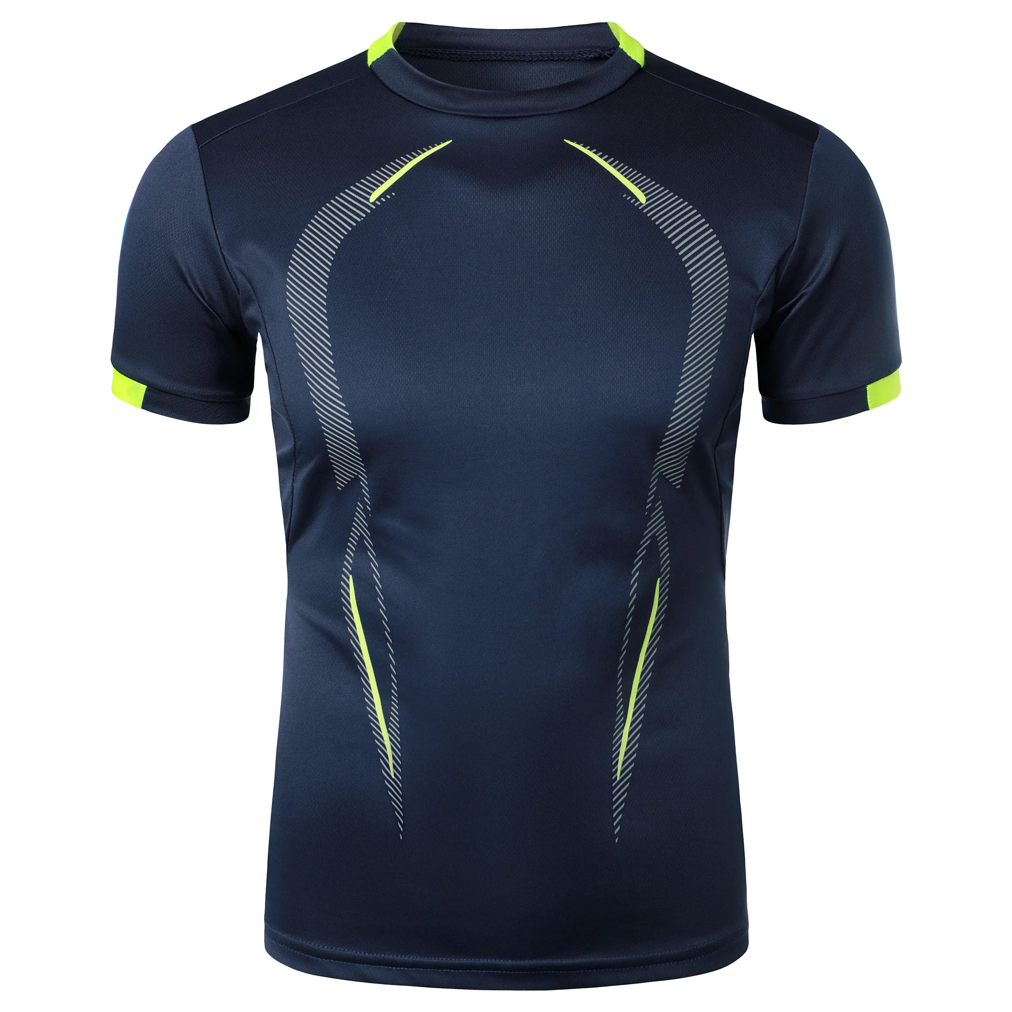Summer men's fitness sports training Breathable short sleeve quick drying clothes men's sports fashion short sleeve T-shirt