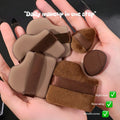 Soft Makeup Sponges 6pcs Flocking Blender Puff Beauty Tool For Face Foundation Cosmetics Blending Sponges Set