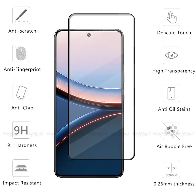 6-in-1 For Poco F7 Ultra Glass Xiaomi Poco F7 Ultra Tempered Glass Full Cover Glue 9H Screen Protector Poco F7 Ultra Lens Glass