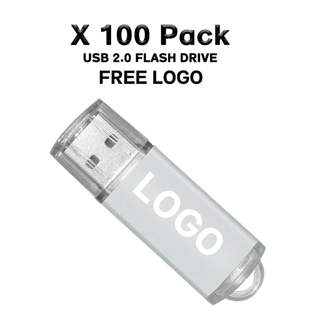 100PCS Custom Flash Drive Pen Drive 4GB 8GB 16GB 32GB 64GB High Speed Usb Stick 2. 0 Memoria Stick Memory Flash Drive Pendrive