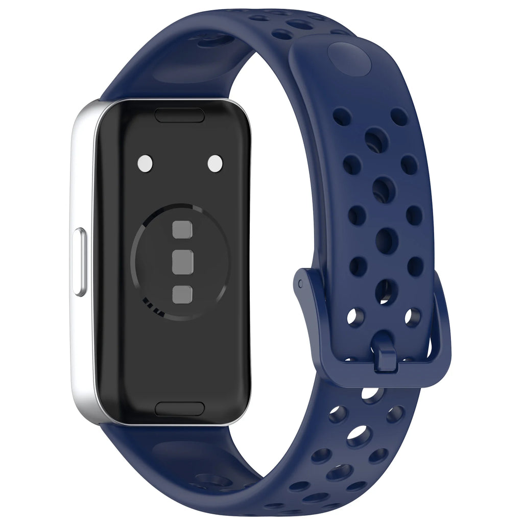 Silicone Straps For Huawei Band 10 9 8 Strap Accessories Replacement Sport Breathable Bracelet Correa Huawei Bands 10 9 8/8NFC