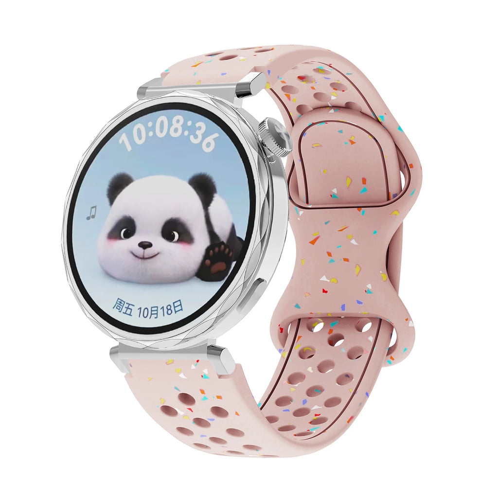 18mm Women Wristband for Huawei Watch GT6 41mm GT5 Pro 46mm Sport Silicone Breathe Strap Bracelet for Huawei Watch GT4 41mm Band