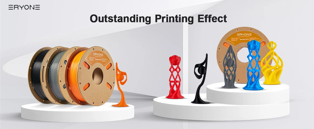 ERYONE 1/5/10KG PETG Filament 3D Print 1.75mm,Multicolor Available,1kg petg filament,3D Printing Filament Wholesal ,1KG/Spool